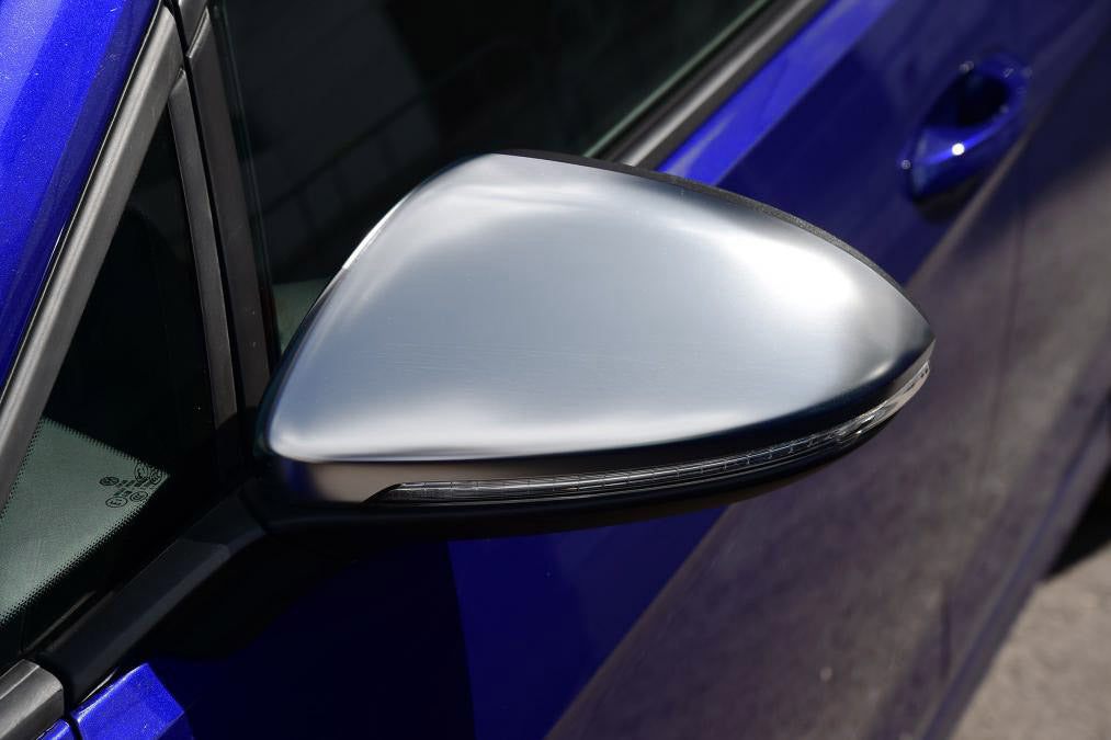 Brushed Aluminum Style Mirror Covers | MK7 Golf | GTi | Golf R