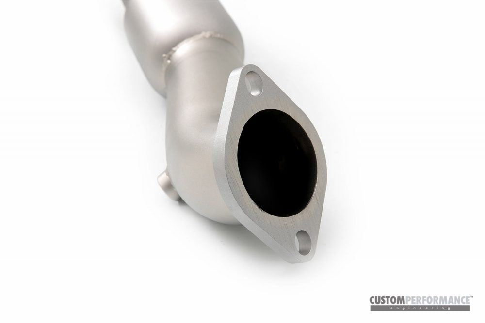 CP-e Ford EcoBoost Mustang '15-. QKspl Downpipe. Stock Flange Back. 2.25 or 3.0 - 0