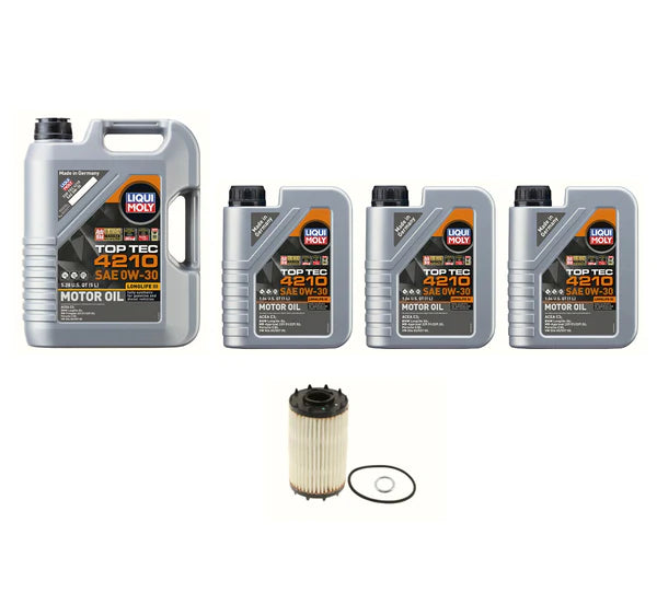 Ol Service Kit Liqui Moly 0W-30 Top Tec 4210 - Audi / 2.9T / B9 RS5 / C8 / S6 / S7 | OSK-Audi-29T2018UP