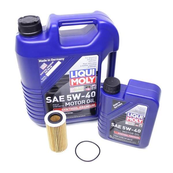 Oil Service Kit - Liqui Moly Leichtlauf High Tech 5w-40 - VW/Audi / Gen 3 / 1.8T / 2.0T