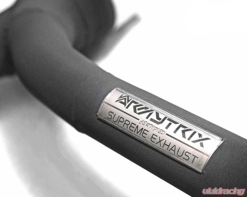 ARMYTRIX High-Flow Race Downpipe | Ceramic Coated Link Pipe Porsche 718 Boxster | Cayman 2017-2022 - 0