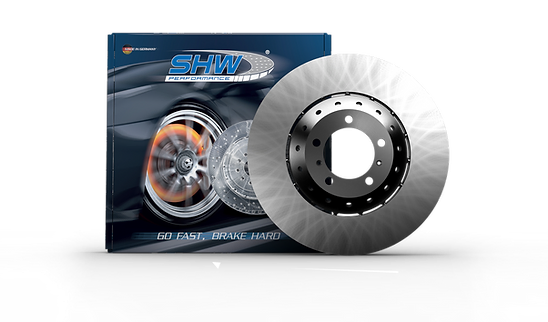 SHW 2003 Audi RS6 4.2L (Excl Cross-Drilled Rotors) Right Rear Smooth Lightweight Brake Rotor