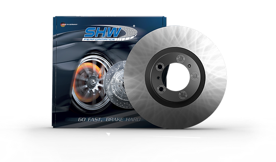 SHW 17-20 Porsche Panamera 4 3.0L w/18in Wheel Right Rear Smooth Monobloc Brake Rotor (971615602F)