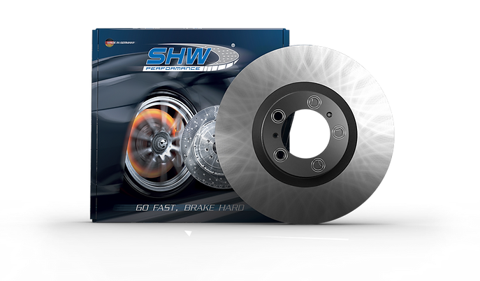 SHW 04-10 Audi A8 Quattro 4.2L Rear Smooth Monobloc Brake Rotor (4E0615601K)