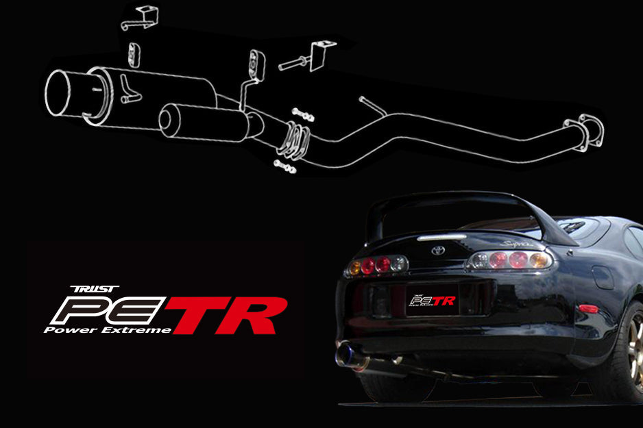 Greddy 93-02 Toyota Supra TT Trust PE-TR Cat-Back Exhaust - 0