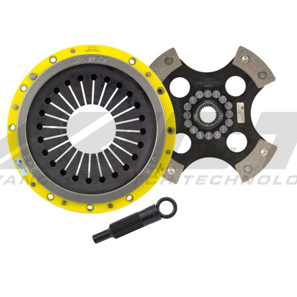 ACT 1991 Porsche 911 XT/Race Rigid 4 Pad Clutch Kit