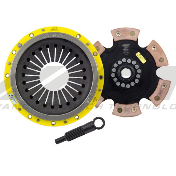 ACT 1991 Porsche 911 XT/Race Rigid 6 Pad Clutch Kit