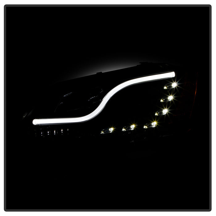 Spyder Volkswagen Mk6 Jetta Projector Headlights DRL - Black