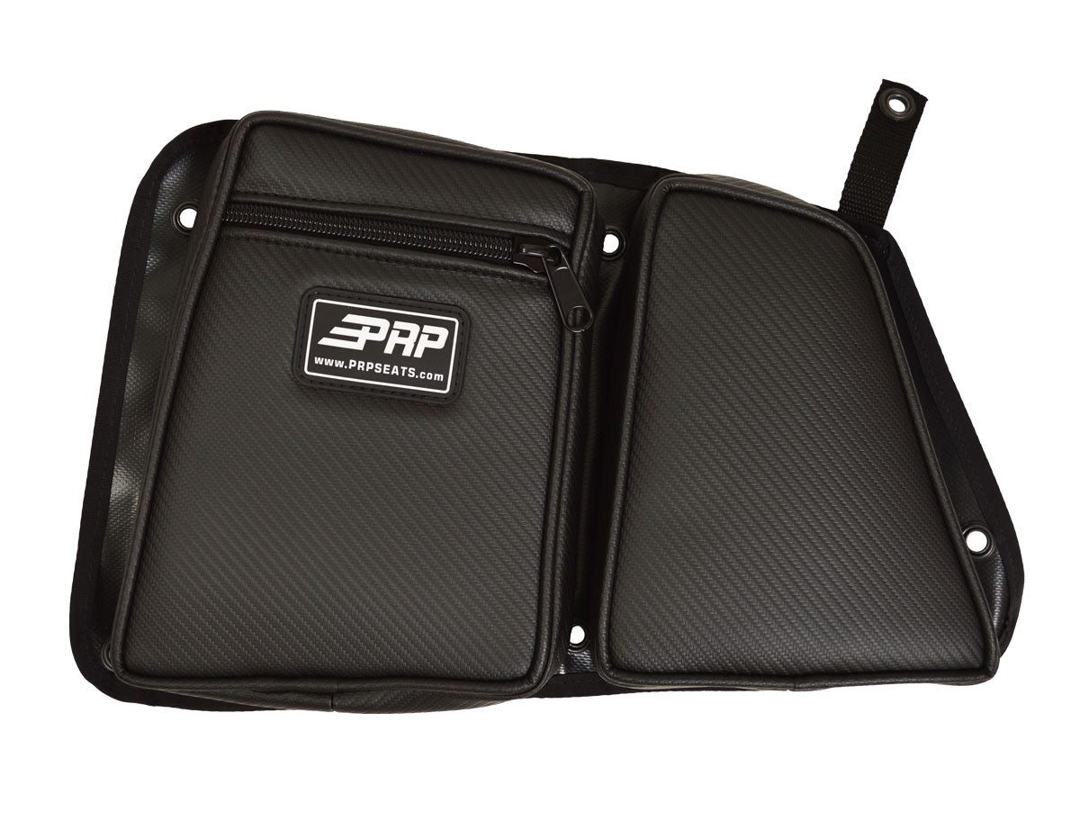 PRP Polaris RZR Rear Door Bag with Knee Pad (Driver Side)- Black