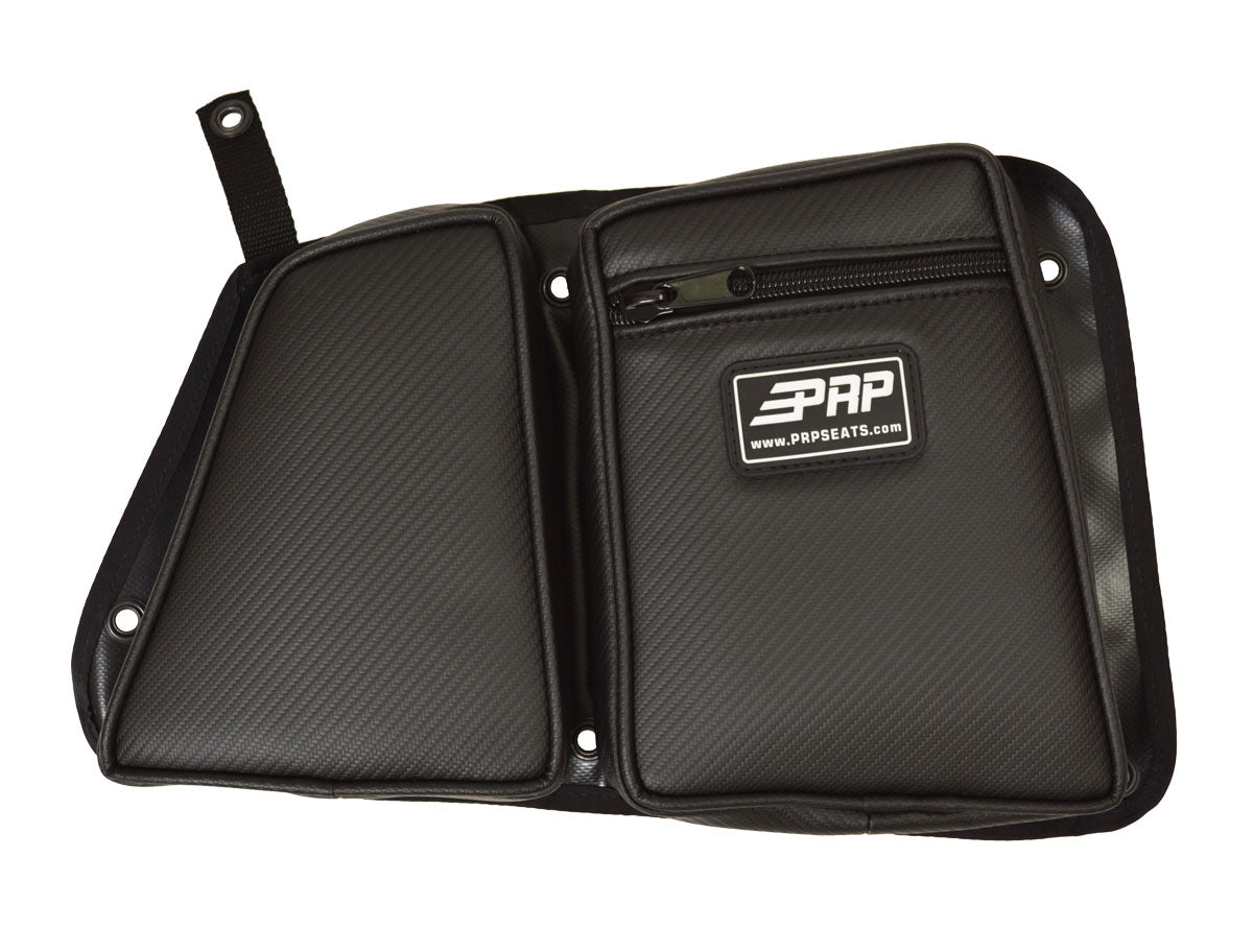 PRP Polaris RZR Rear Door Bag with Knee Pad for Polaris RZR/(Passenger Side)- Black