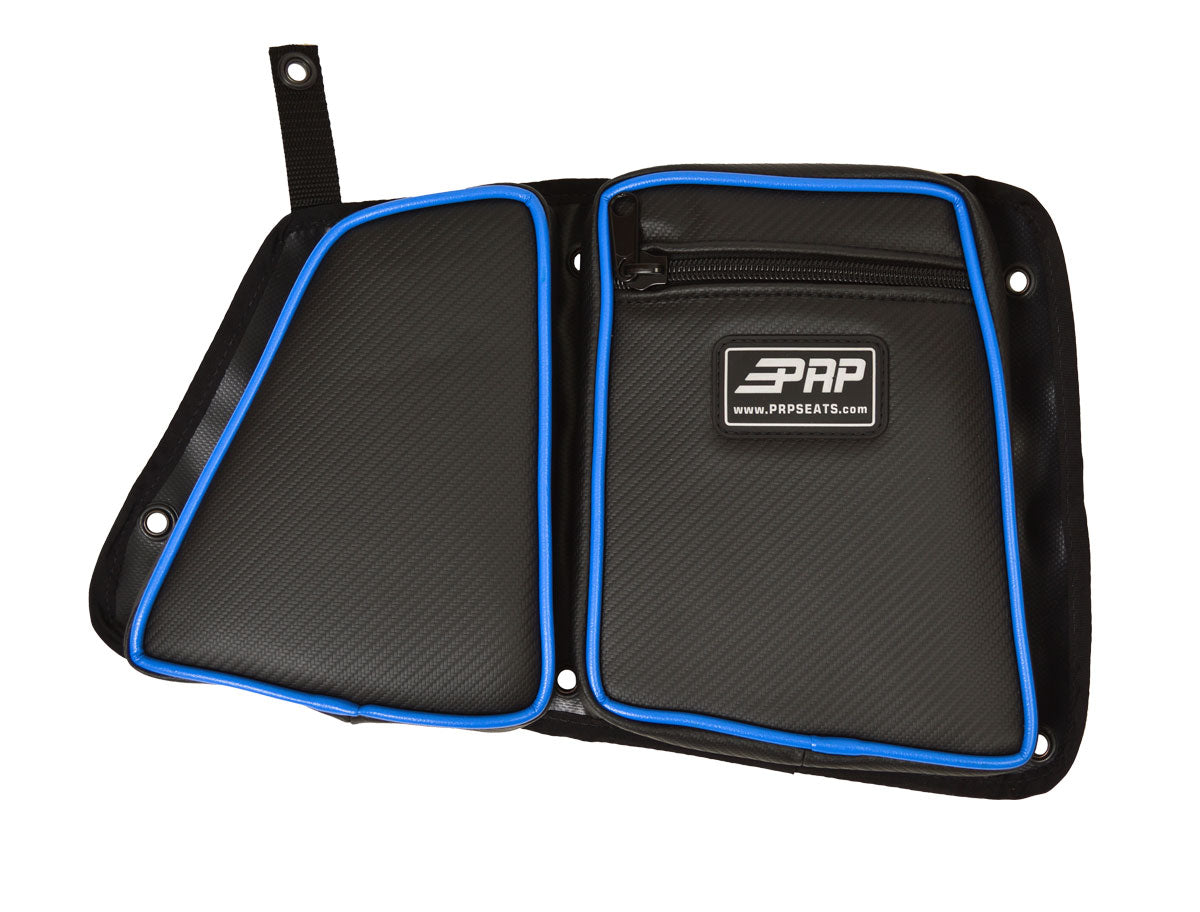 PRP Polaris RZR Rear Door Bag with Knee Pad for Polaris RZR/(Passenger Side)- Blue