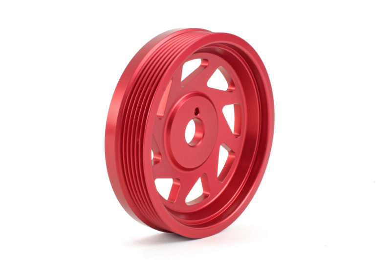 Crank pulley for BRZ/FR-S/86, 15-19 WRX, or FA/FB engines Red