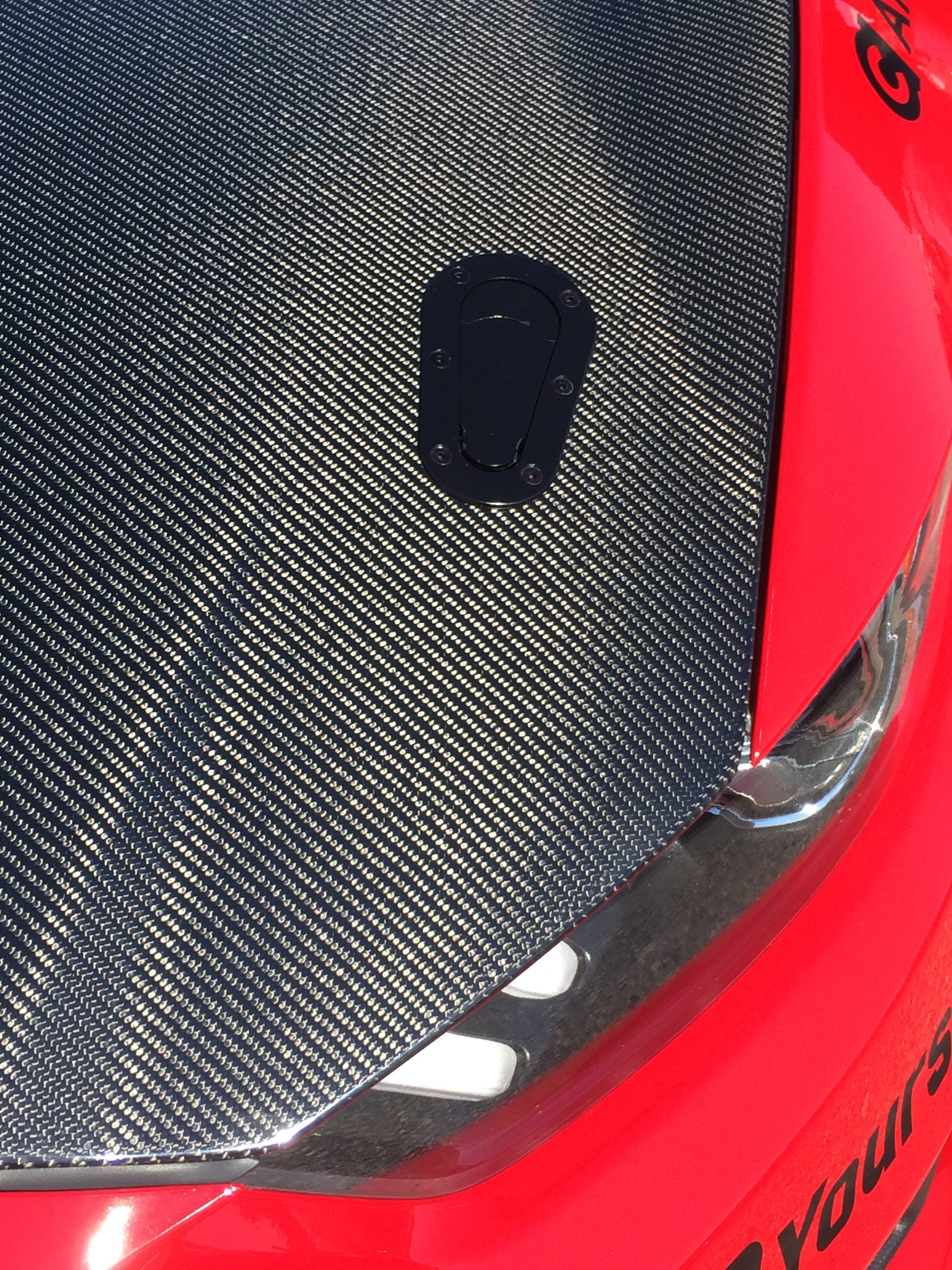 Anderson Composites 2015-2017 Ford Mustang Shelby GT350 Double Sided Carbon Fiber Hood