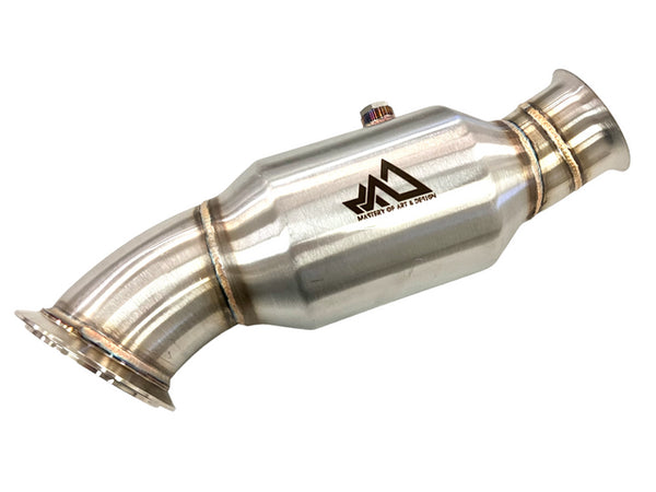 MAD US N55 Catted Downpipe BMW M135 M235 M2 335 435 4.0" | MAD-1053 - 0