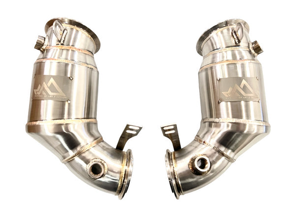 MAD US F90 M5 F92 M8 Downpipes S63R Primary Catted (200 Cell) | MAD-2060 - 0