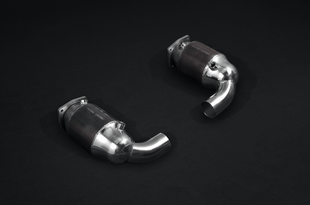 Porsche 991 And 991.2 Turbo/Turbo S - 200 Cell Sport Cats (For Use With OEM Or CAPRISTO ECE Muffler)