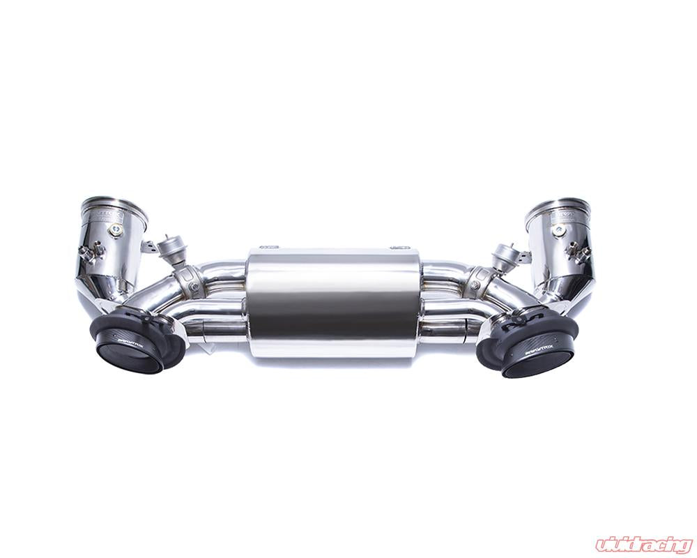 ARMYTRIX Stainless Steel Valvetronic Exhaust System w/Dual Carbon Tips for Porsche 992 Carrera 3.0L 2020+ - 0