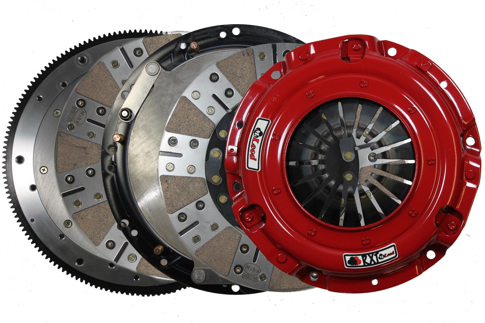 McLeod RXT Twin Disc Clutch Kit for 8 Bolt Chevrolet 6.2L LSX w/ 26 Spline