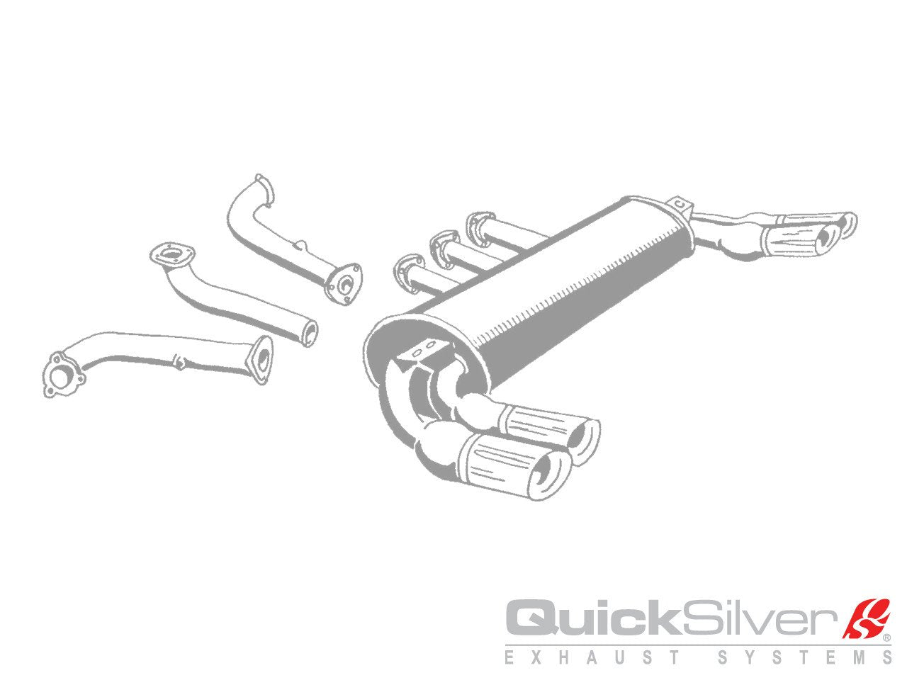 Ferrari 288 GTO Stainless Steel Exhaust (1984-86)