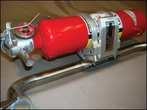 BK QUICK RELEASE FIRE EXTINGUISHER MOUNT - 0