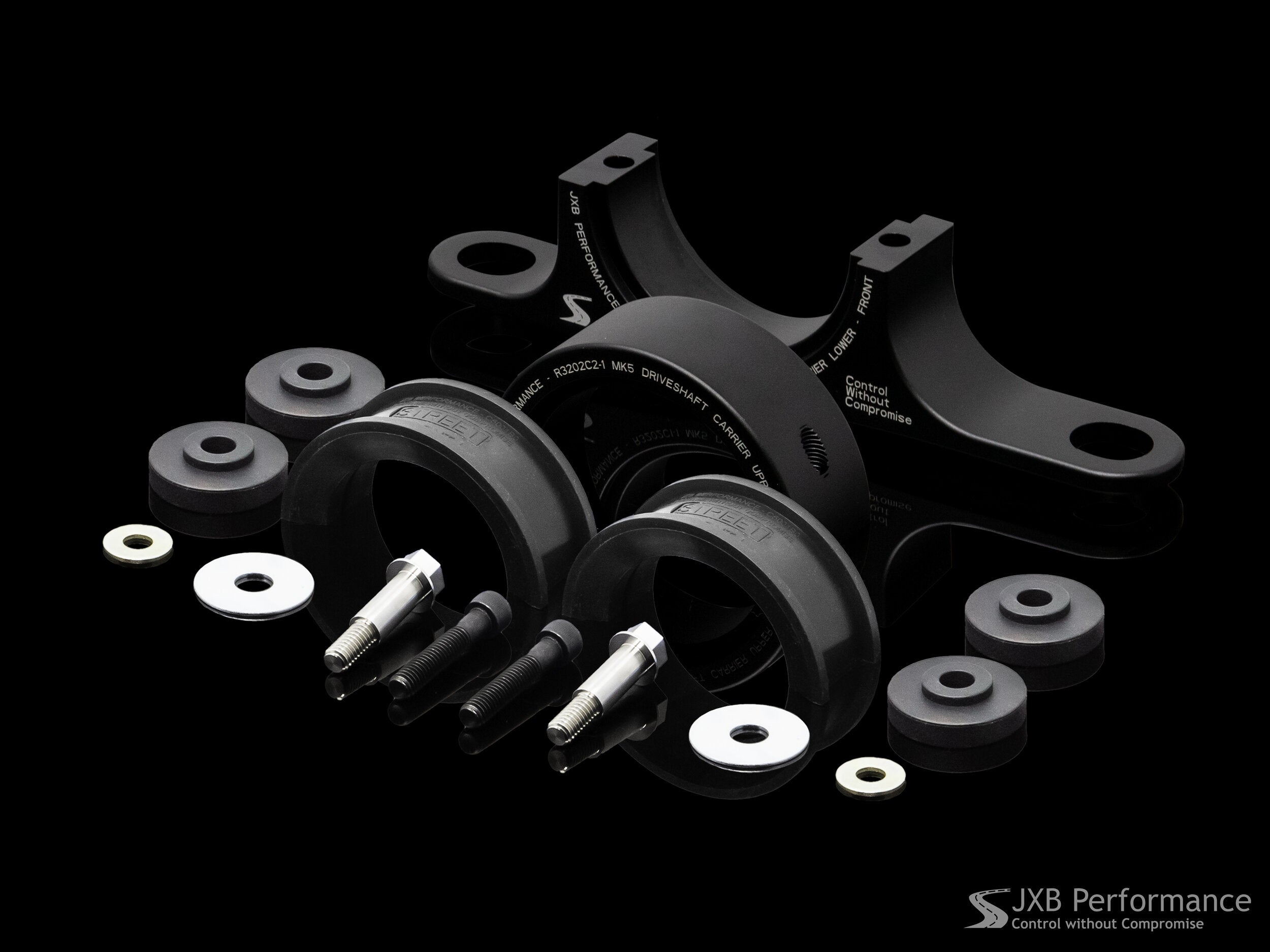 VW Mk5 R32/Mk6 Golf R, Audi 8P A3/S3/RS3 Driveshaft Center Support Bearing Carrier Upgrade (R3202A0) - 0