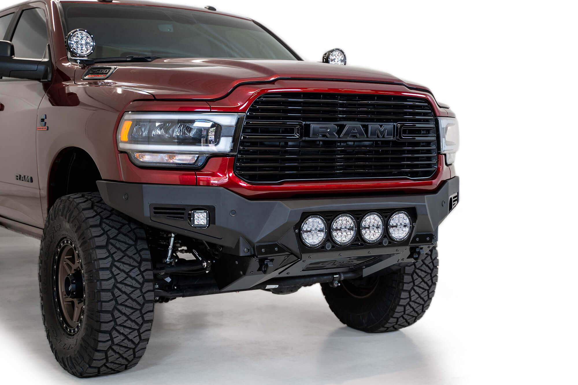 Addictive Desert Designs 19-21 Ram 2500/3500 Bomber Front Bumper (Rigid)