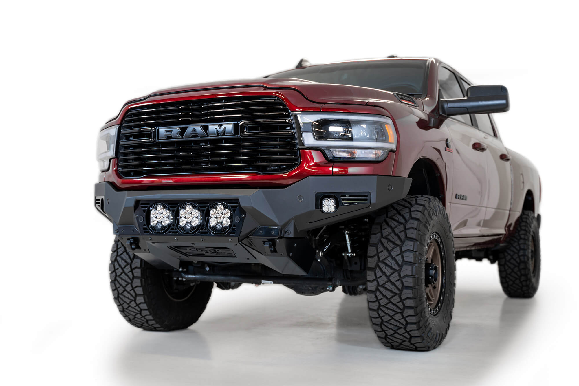 Addictive Desert Designs 19-21 Ram 2500/3500 Bomber HD Front Bumper (Baja Designs LP6 Mounts)