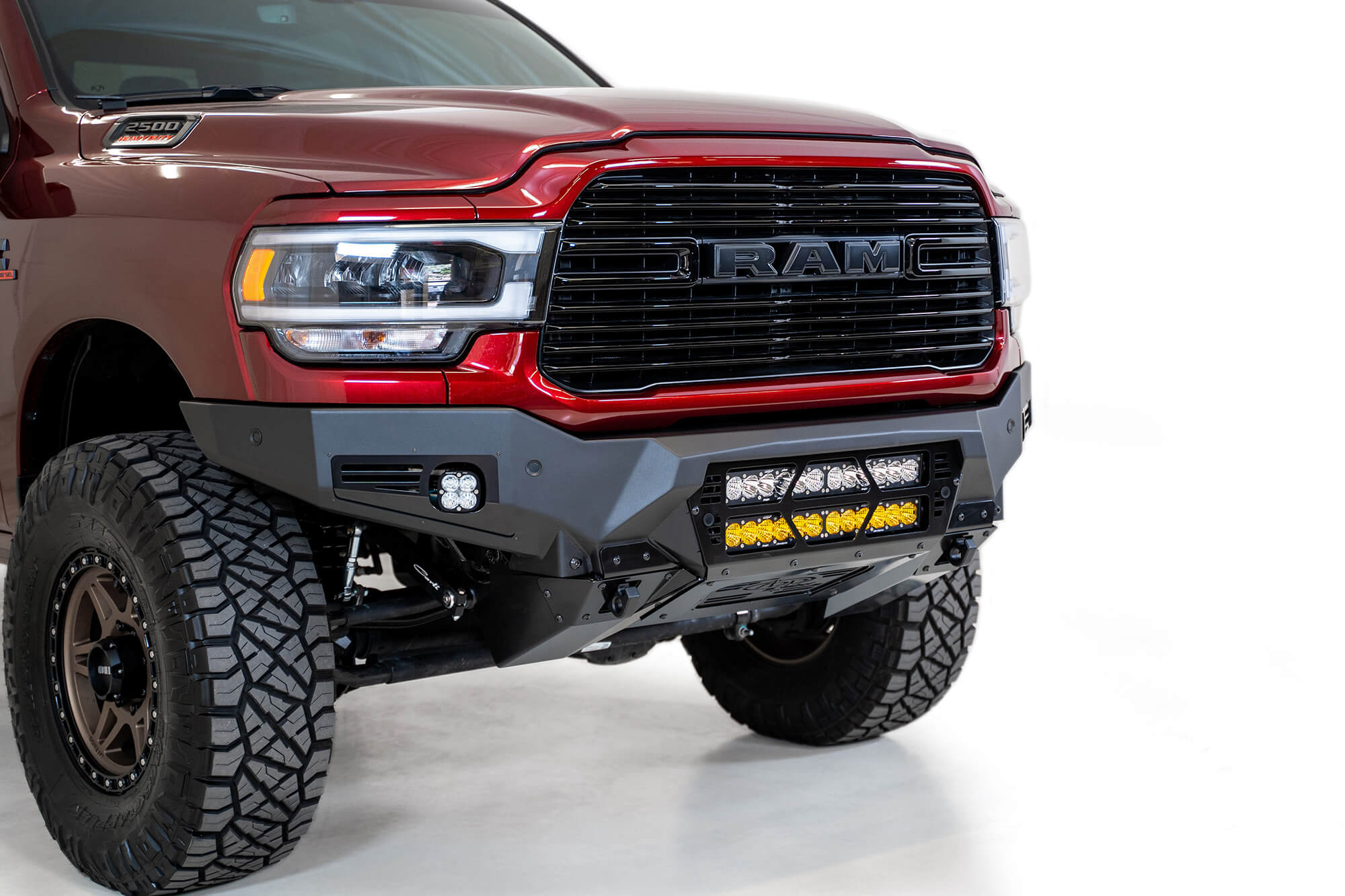 Addictive Desert Designs 19-21 Ram 2500/3500 Bomber Front Bumper