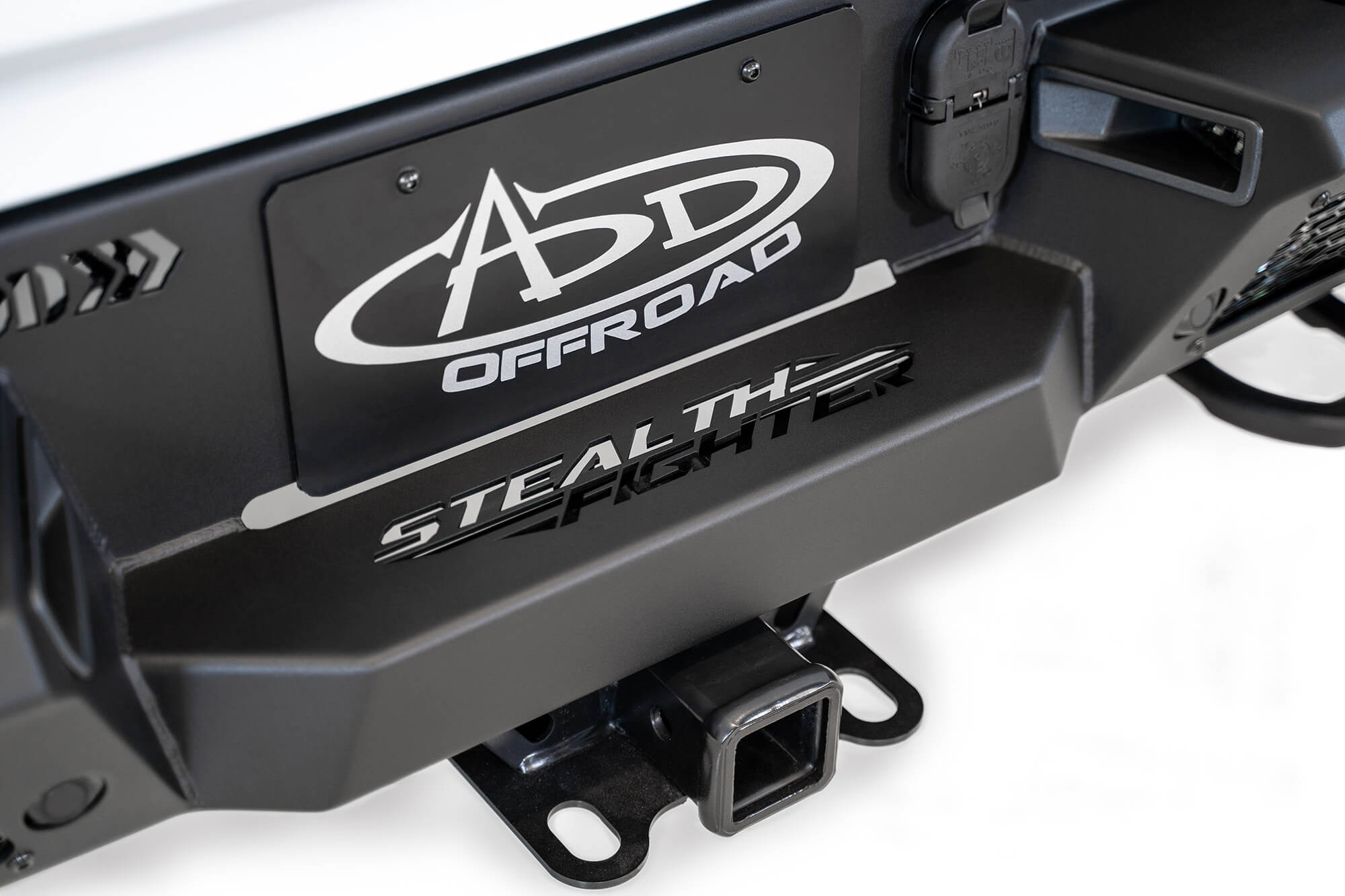 Addictive Desert Designs 2021 Dodge RAM 1500 TRX Stealth Fighter Rear Bumper - Hammer Black