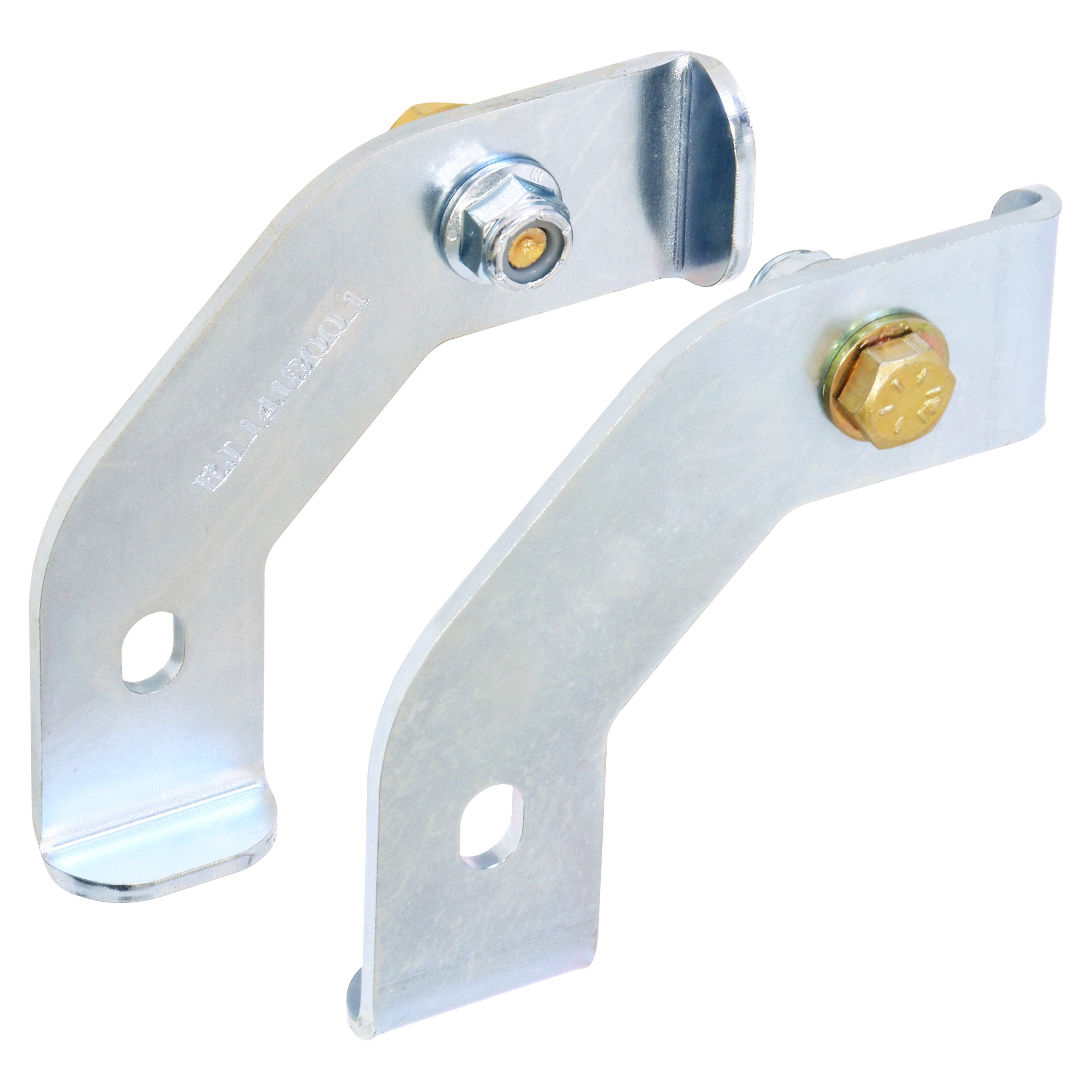 RockJock JL/JT Brake Line Relocation Bracket Kit Front Pair