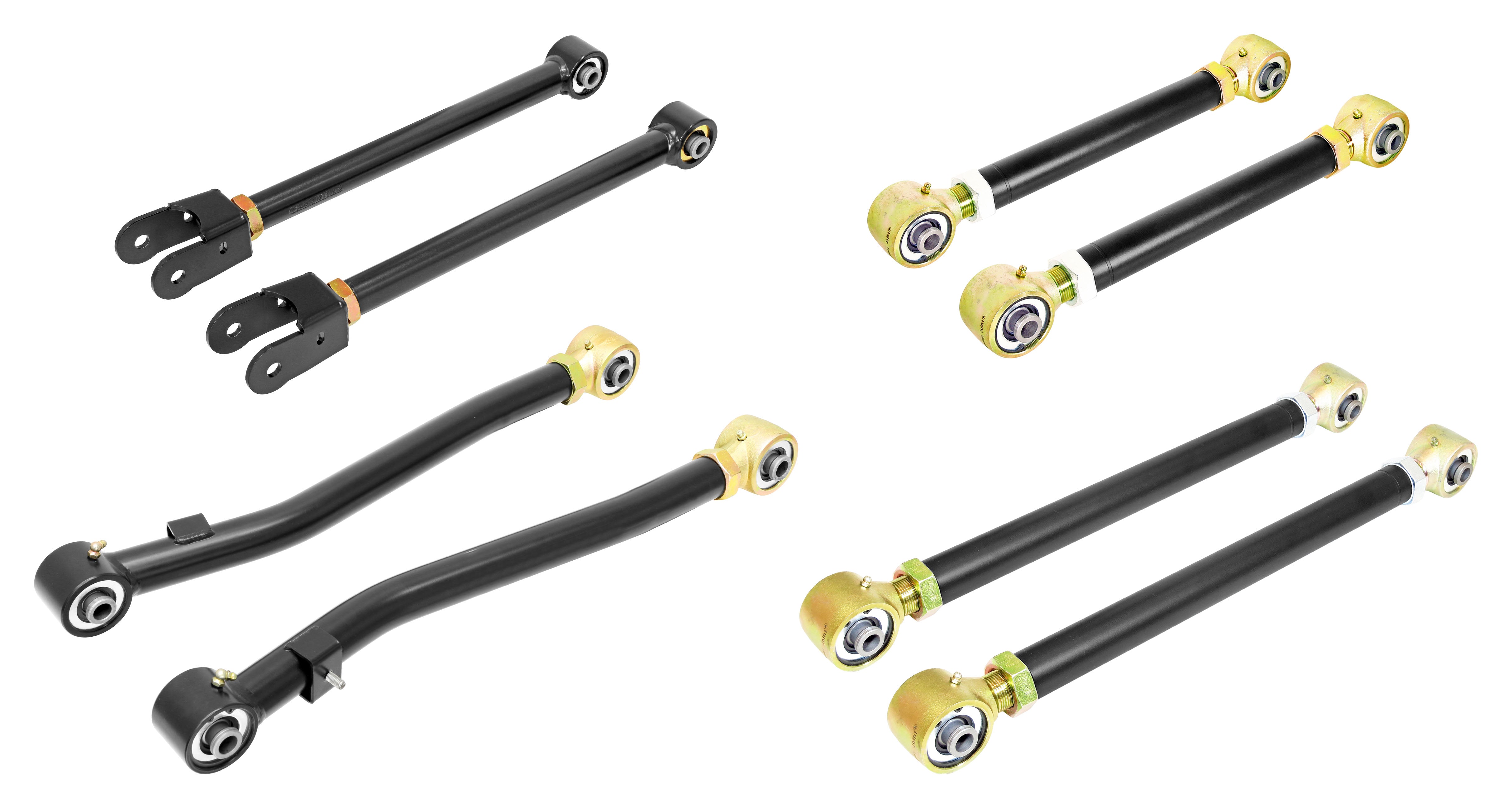 RockJock JT Gladiator Johnny Joint Complete Control Arm Set Of 8