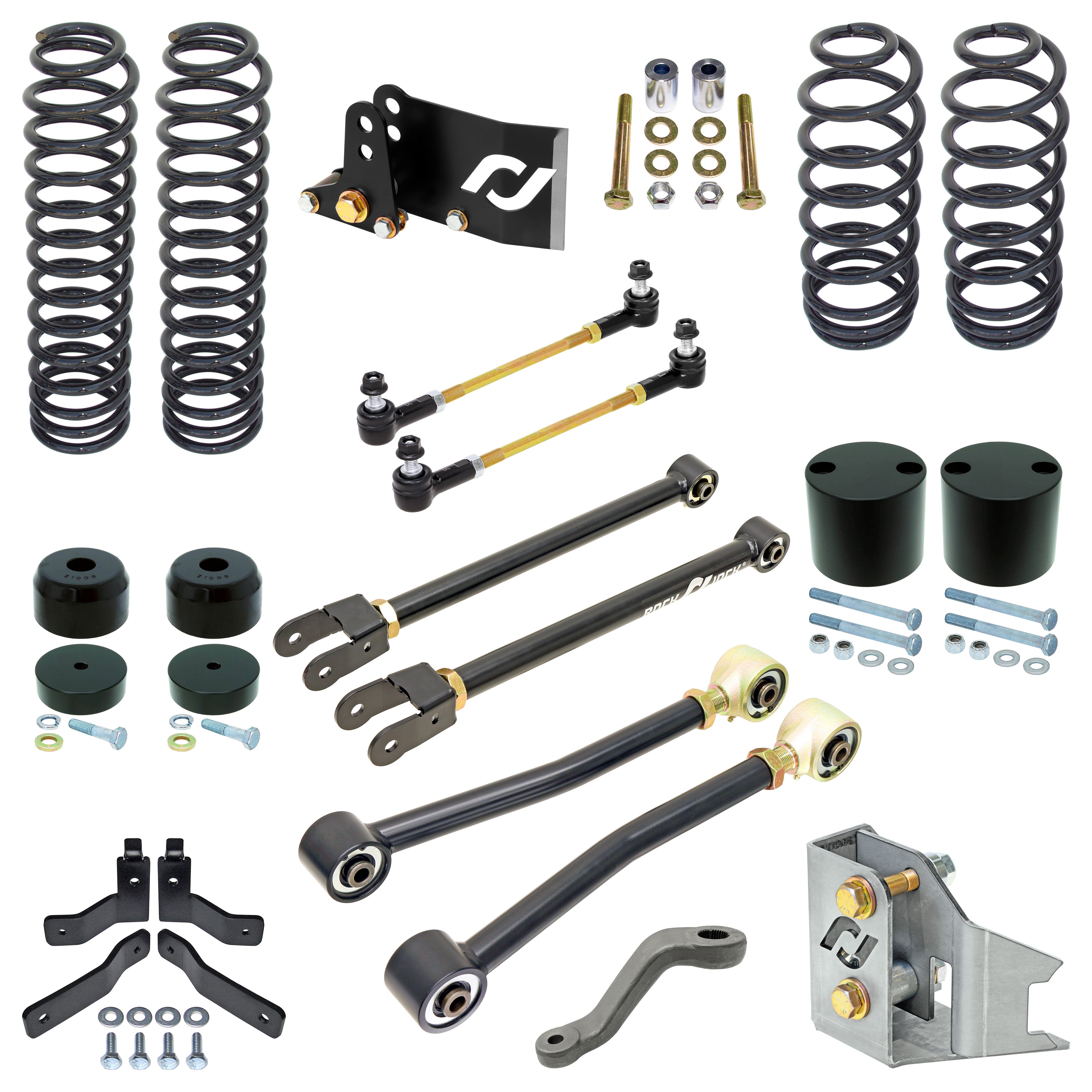 RockJock JK 2D Sport Edition Suspension System 4in Lift