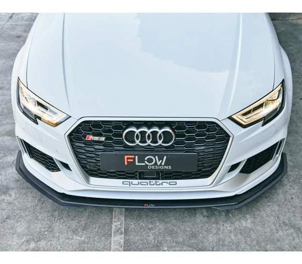 RS3 8V Sedan FL Front Lip Splitter Extensions (Pair)