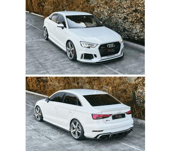 RS3 8V Sedan FL Full Lip Splitter Set