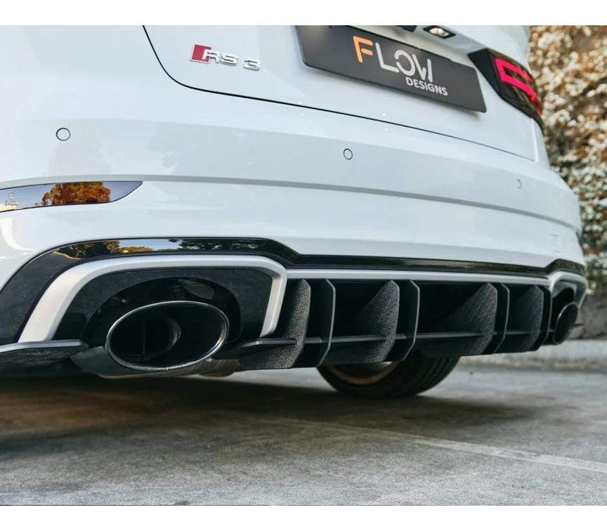 RS3 8V Sedan FL Flow-Lock Rear Diffuser - 0