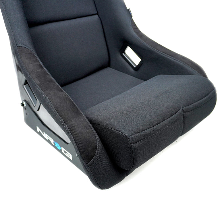 NRG Carbon Fiber Bucket Seat - Large - Black