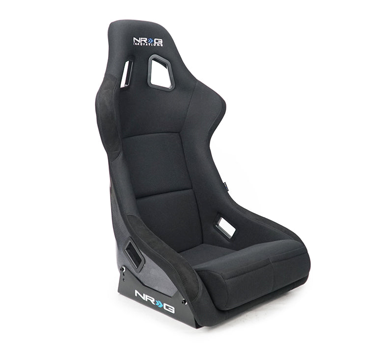 NRG Carbon Fiber Bucket Seat - Large - Black