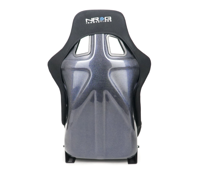 NRG Carbon Fiber Bucket Seat - Large - Blue