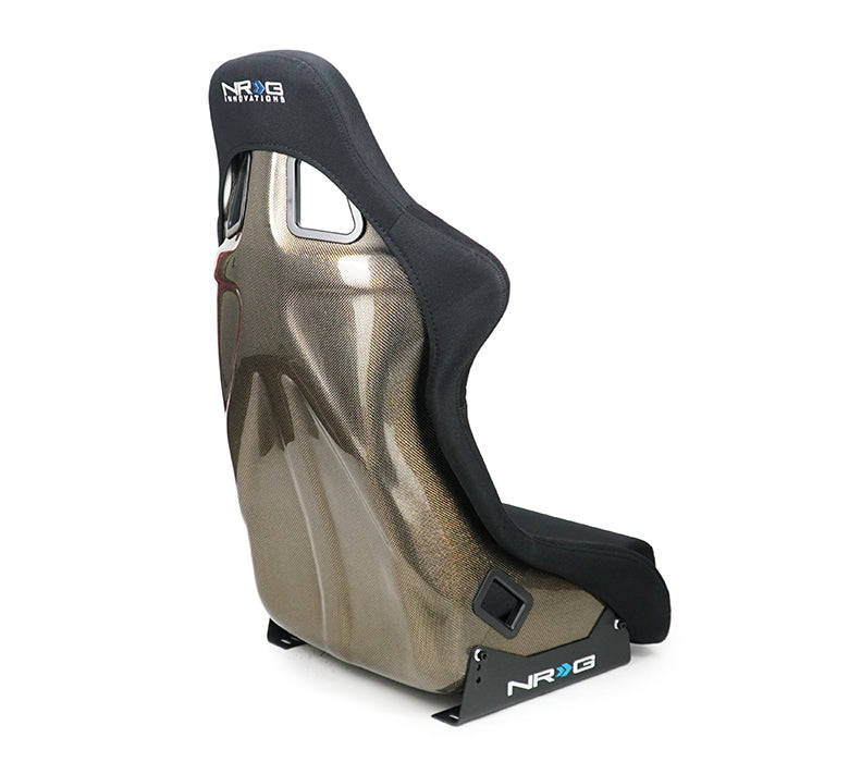 NRG Carbon Fiber Bucket Seat - Large - Gold - 0