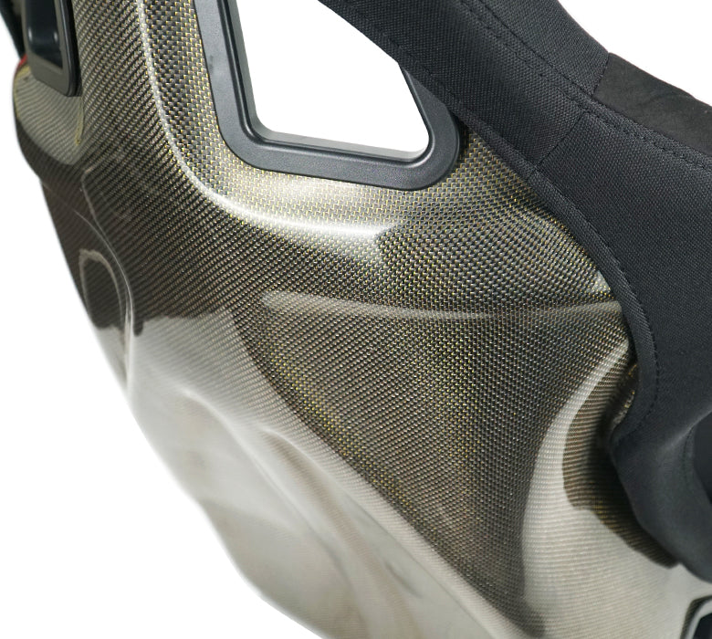 NRG Carbon Fiber Bucket Seat - Large - Gold