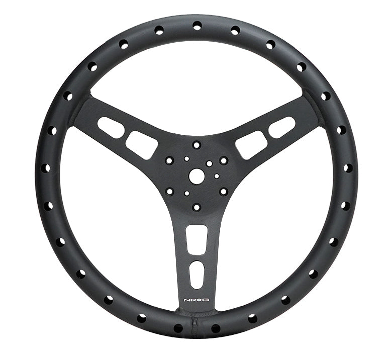 NRG Reinforced Steering Wheel 380mm Sport Full Aluminum Light Weight Welded Steering Wheel