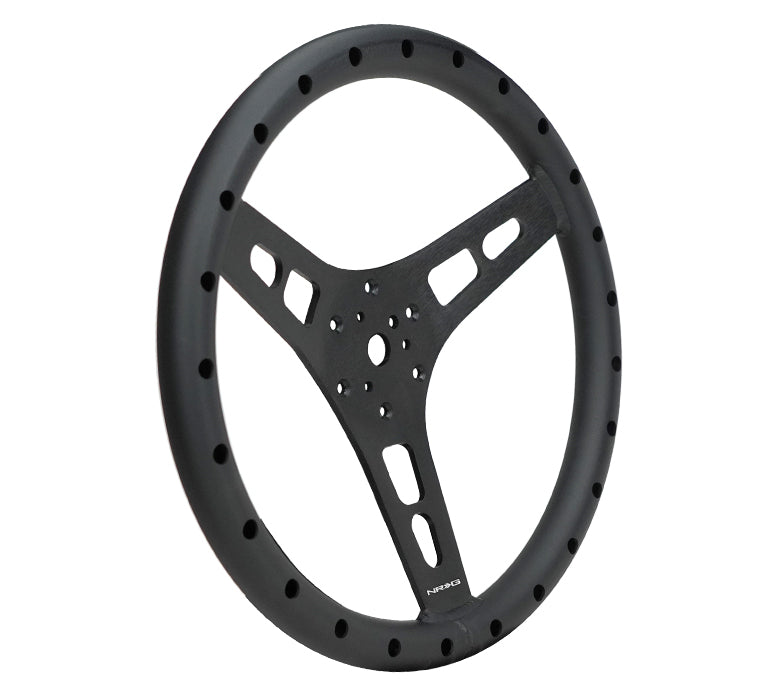 NRG Reinforced Steering Wheel 380mm Sport Full Aluminum Light Weight Welded Steering Wheel - 0