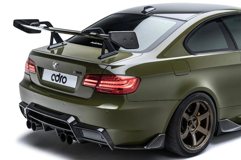 ADRO E92 M3 AT-R1 Carbon Swan Neck GT Wing