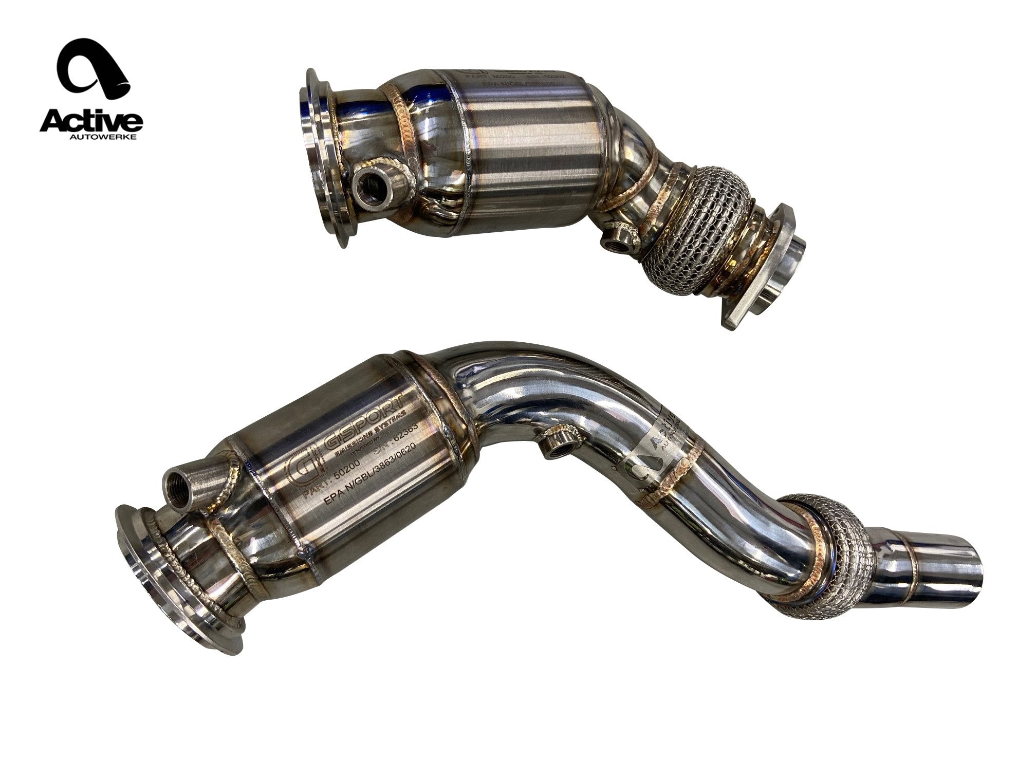 F8X BMW M2C / M3 / M4 DOWNPIPES W GESI G-SPORT CATS