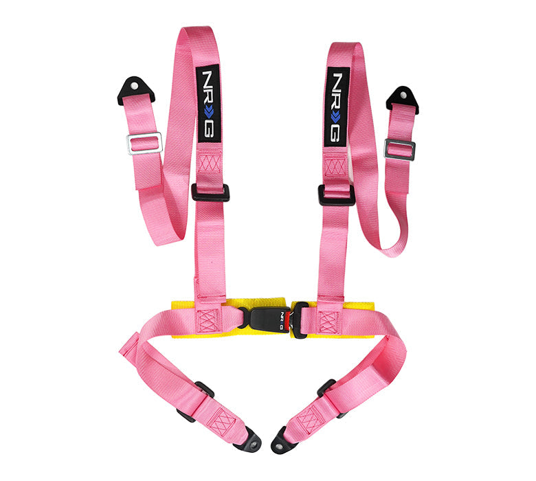 NRG 4 Point Seat Belt Harness / Buckle Lock- Pink