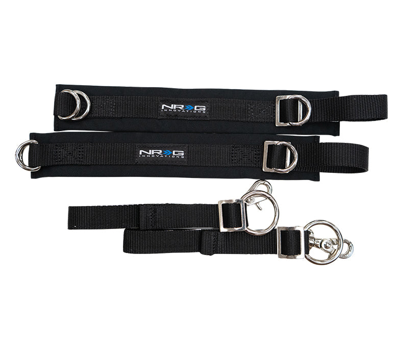 NRG SFI 3.3 Arm Restraints One Pair - Black - 0