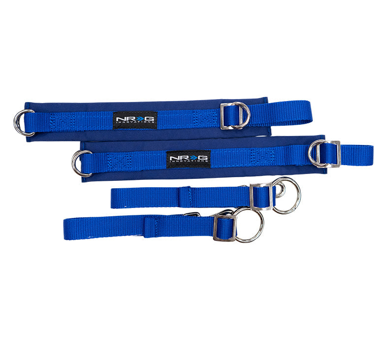 NRG SFI 3.3 Arm Restraints One Pair - Blue - 0