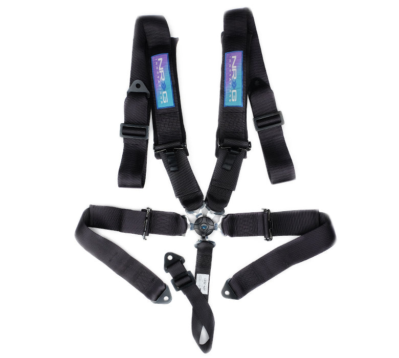 NRG 5PT 3in. Seat Belt Harness / Cam Lock - Black