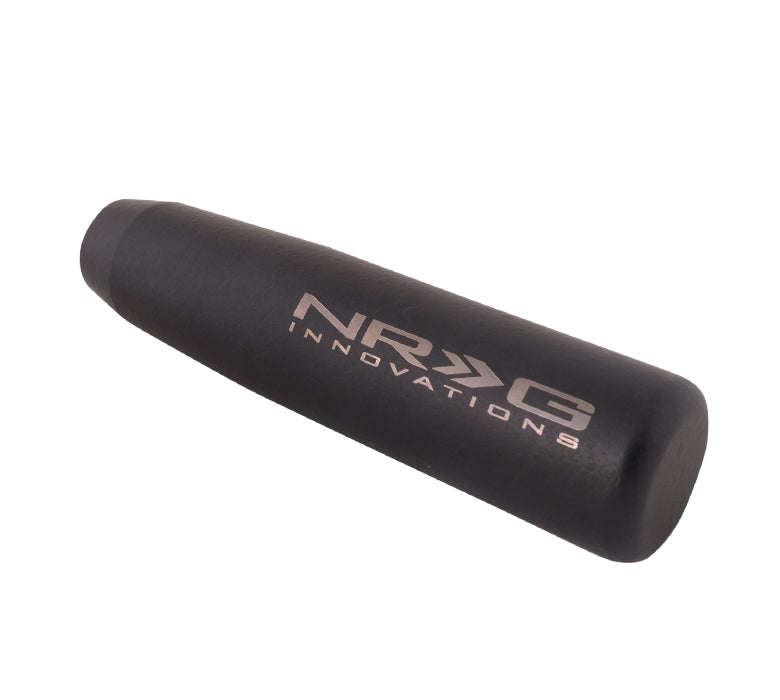 NRG Universal Short Shifter Knob - 5in. Length / Heavy Weight 1.27Lbs. - Black Wrinkle Finish - 0