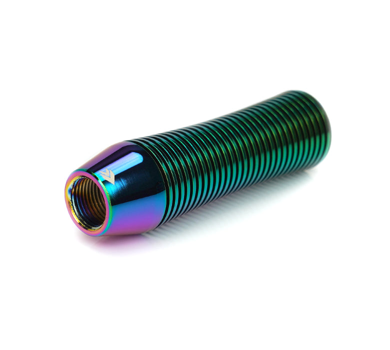 NRG Shift Knob Heat Sink Curvy Short Neo Chrome - 0